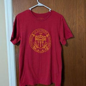 Men's Red Graphic Tee
